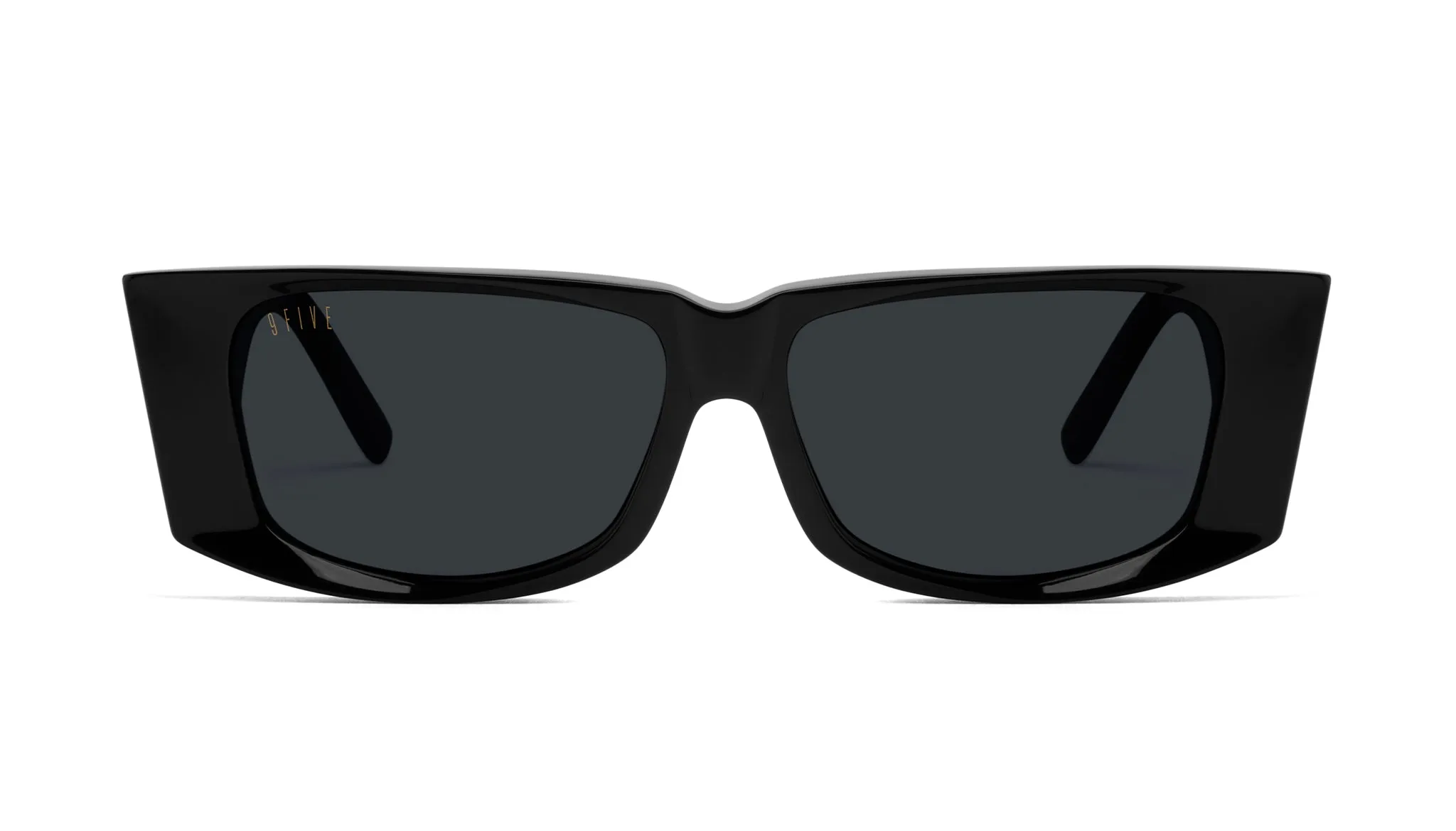 9FIVE Angelo Black & 24K Gold Sunglasses