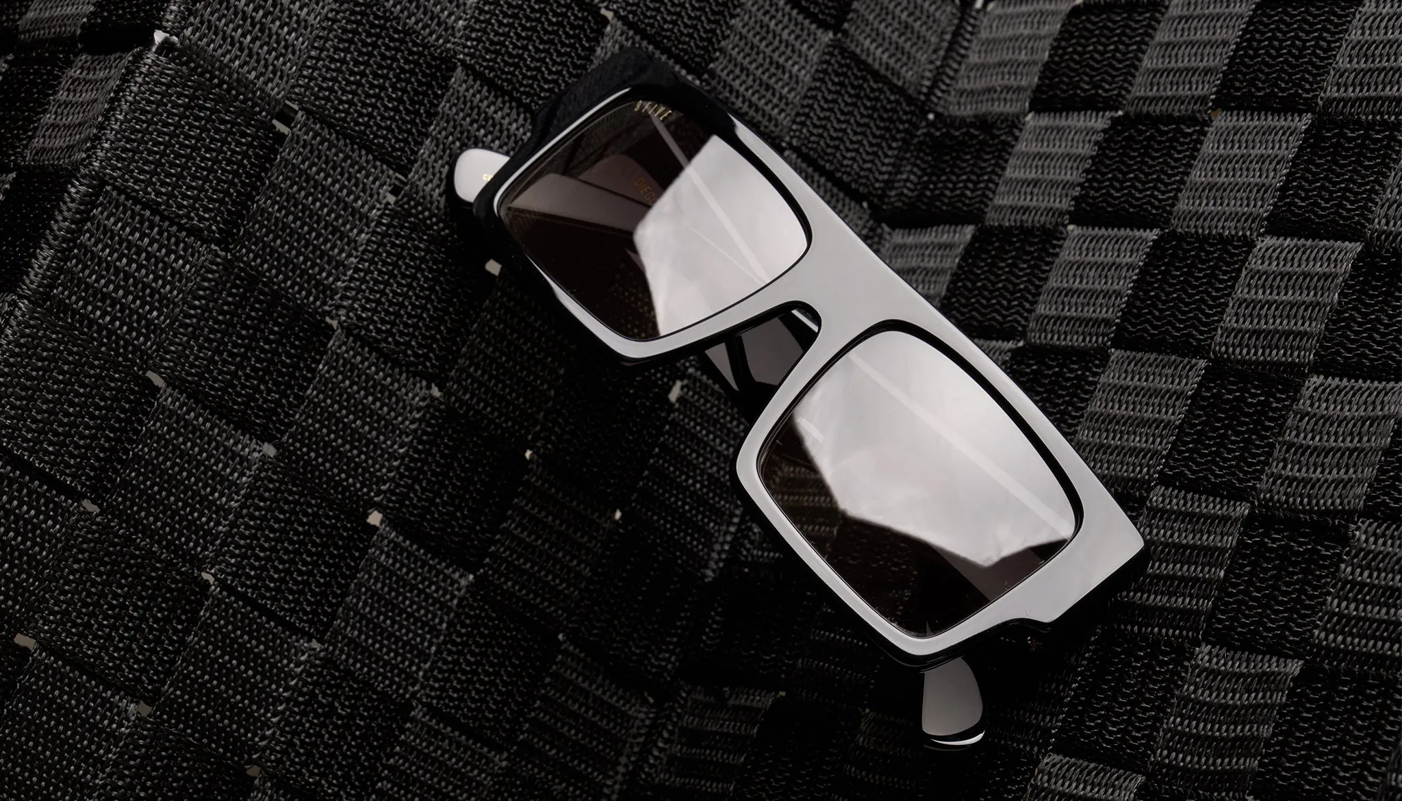 9FIVE Diego Black & 24K Gold Sunglasses