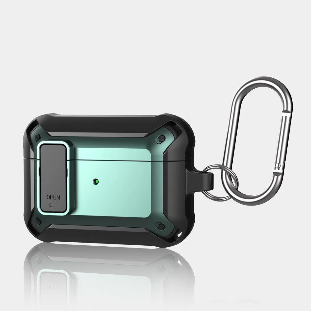 AirPods Pro snap-on lid design TPU case - Green