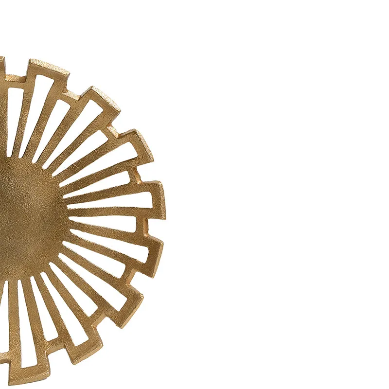Ajra Flora Serving Tray - Golden