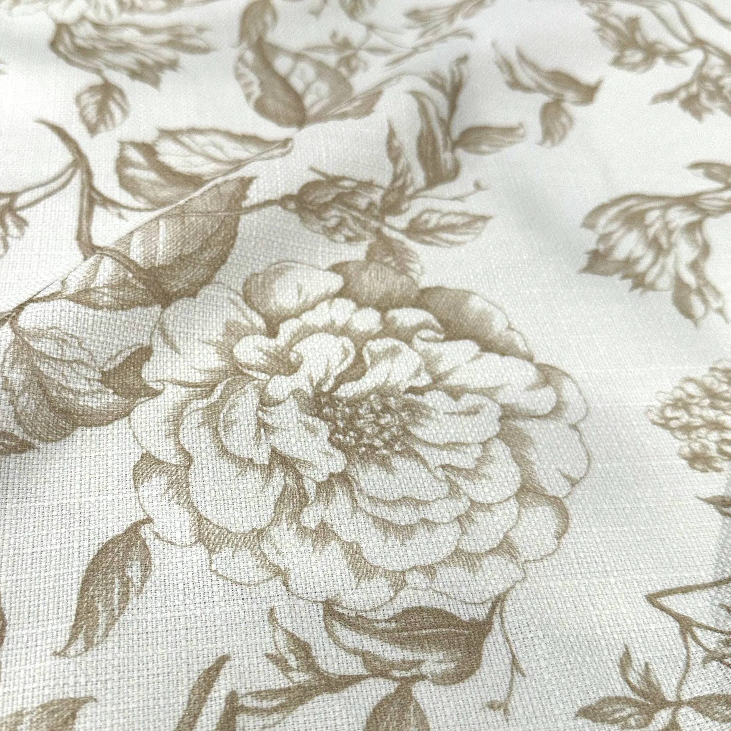 Artistry Bloom Wholesale Fabric in Taupe
