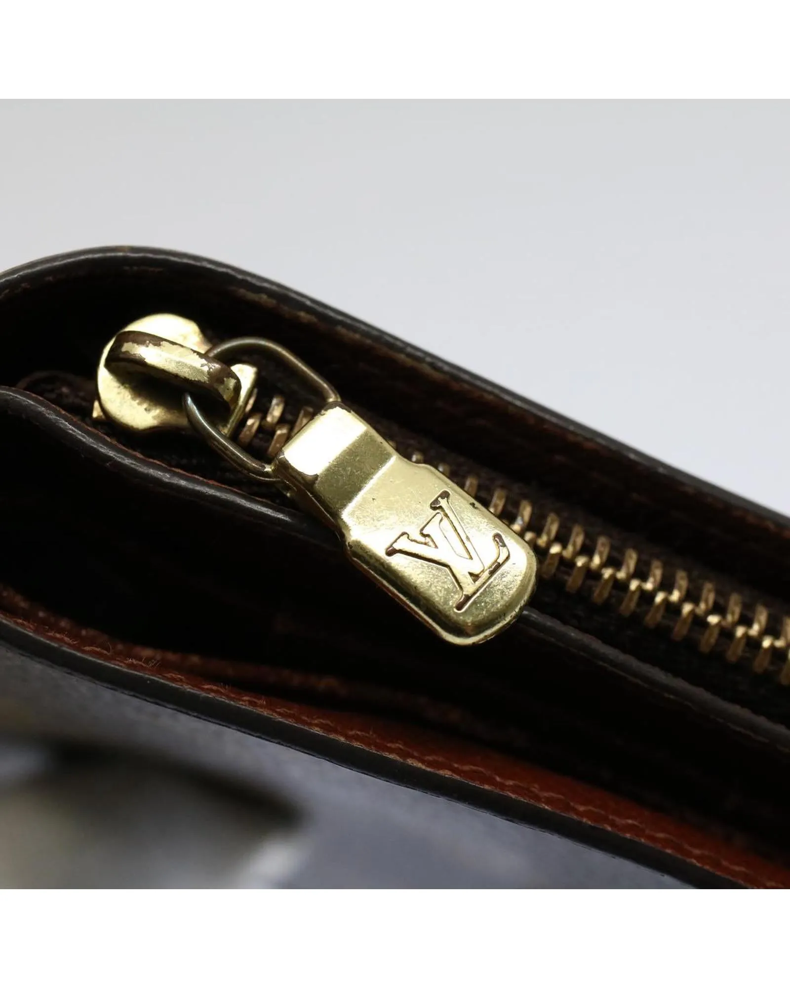 Authentic Monogram Compact Zip Wallet