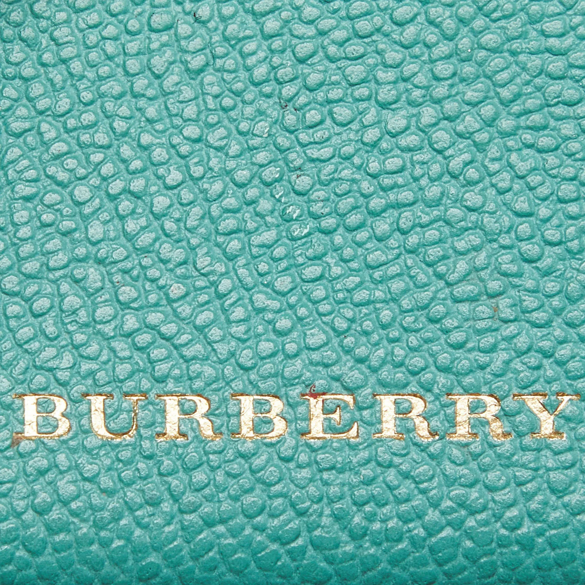 BURBERRY Multicolor Leather and Coated Canvas Card Holder