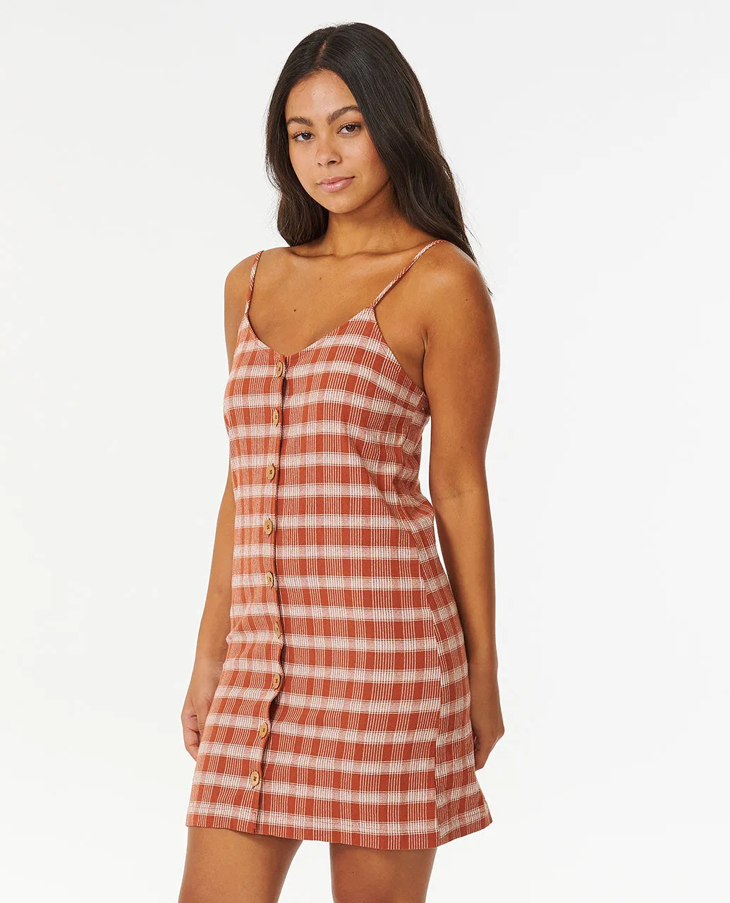 Classic Surf Stripe Button Through Dress