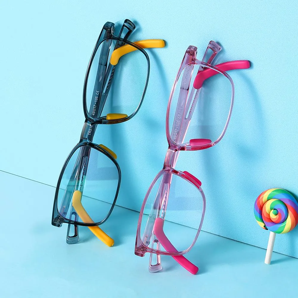Clever - (Age 5-13)Children Non-slip Blue Light Blocking Glasses-Black