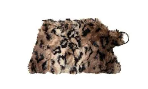 Coin Purse & Cosmetic Bag - Luxury Faux Fur in Carpathian Lynx (Limited Availability)