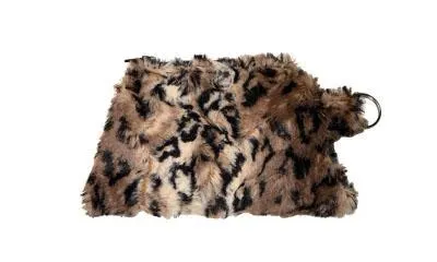 Coin Purse & Cosmetic Bag - Luxury Faux Fur in Carpathian Lynx (Limited Availability)