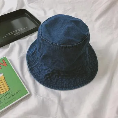 Denim Teenage Fashion 90S Fisherman Bucket Hat