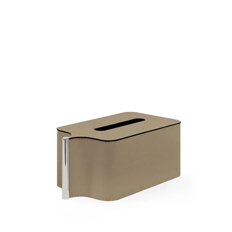 Elegant Leather Tissue Box