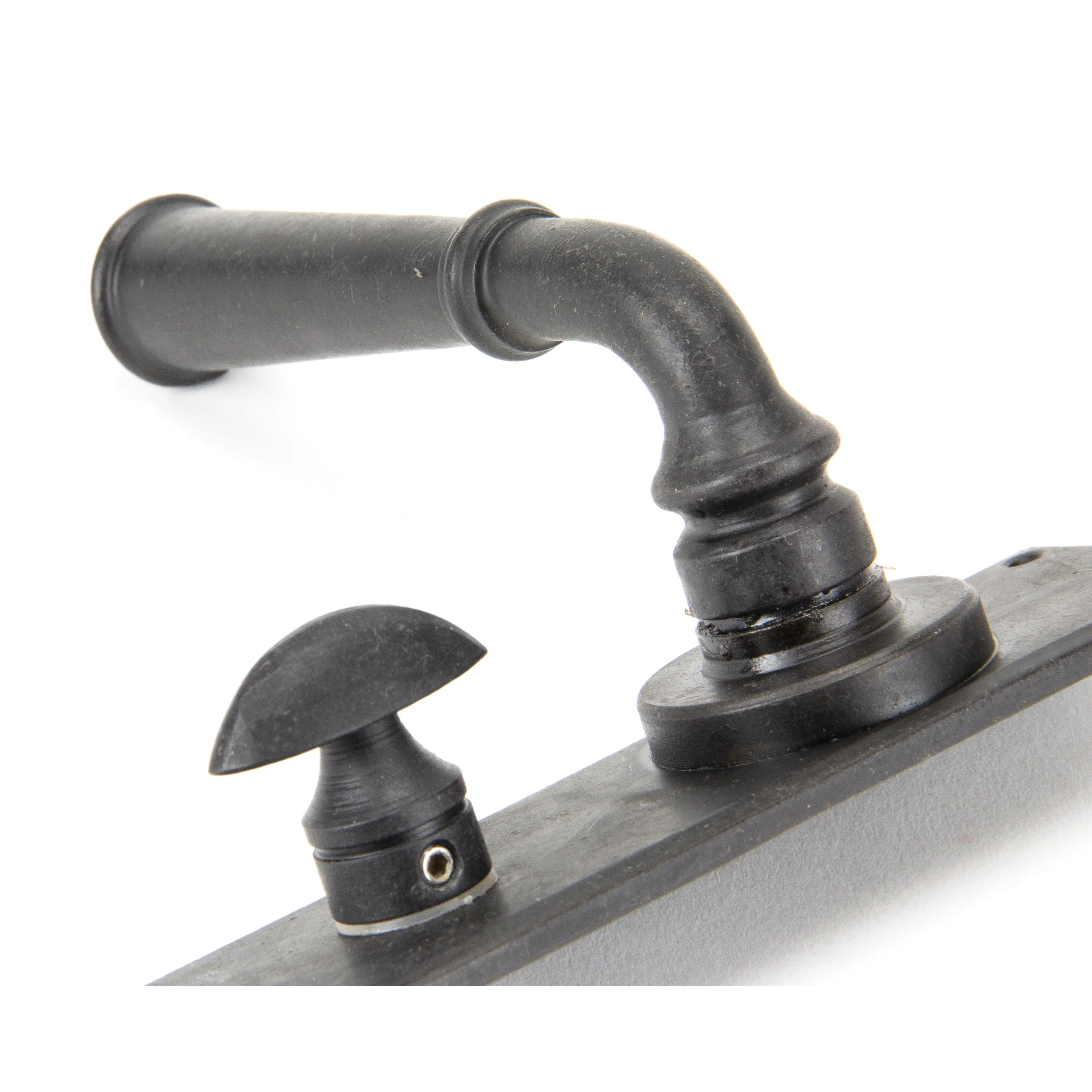 External Beeswax Regency Lever Bathroom Set | From The Anvil