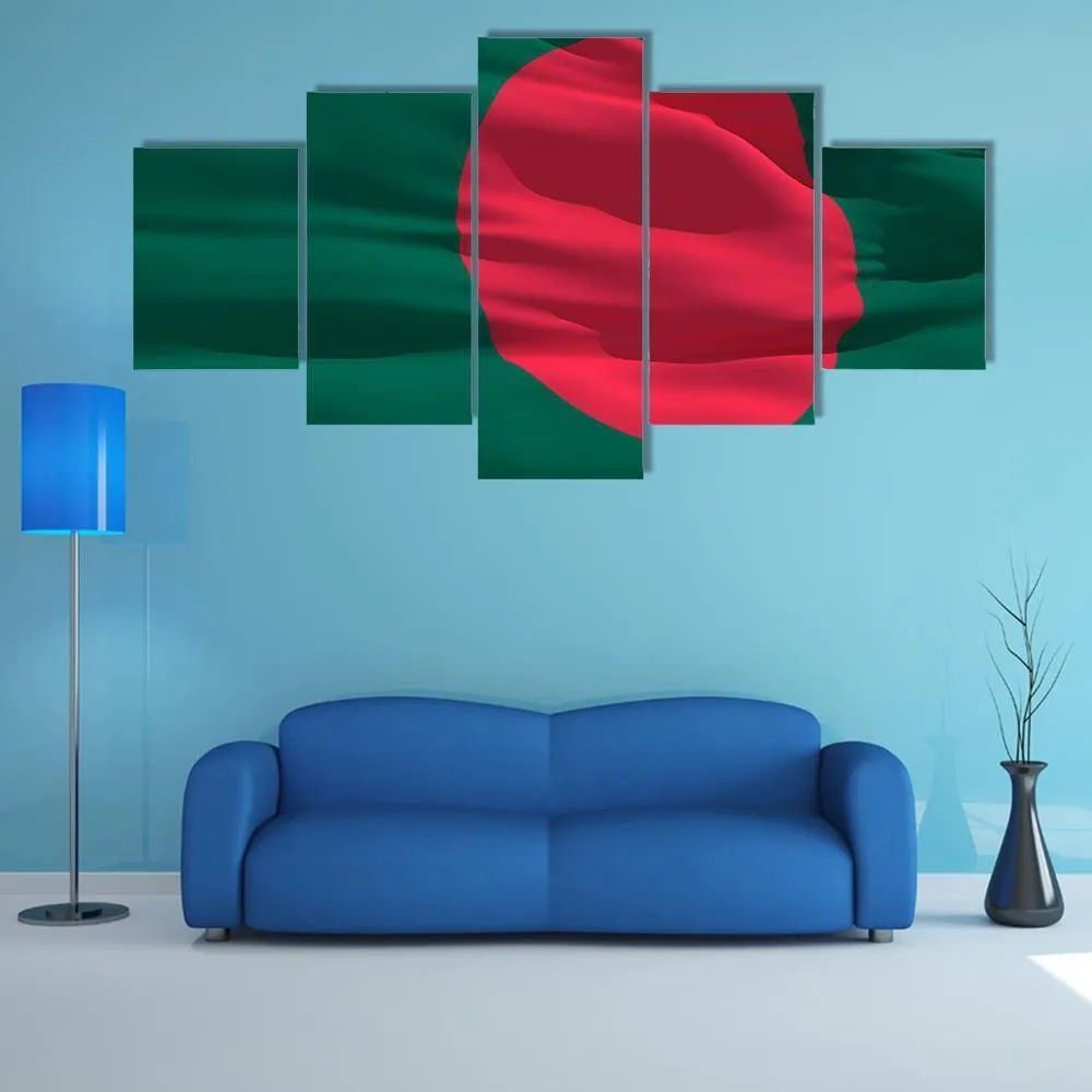 Flag Of Bangladesh Canvas Wall Art