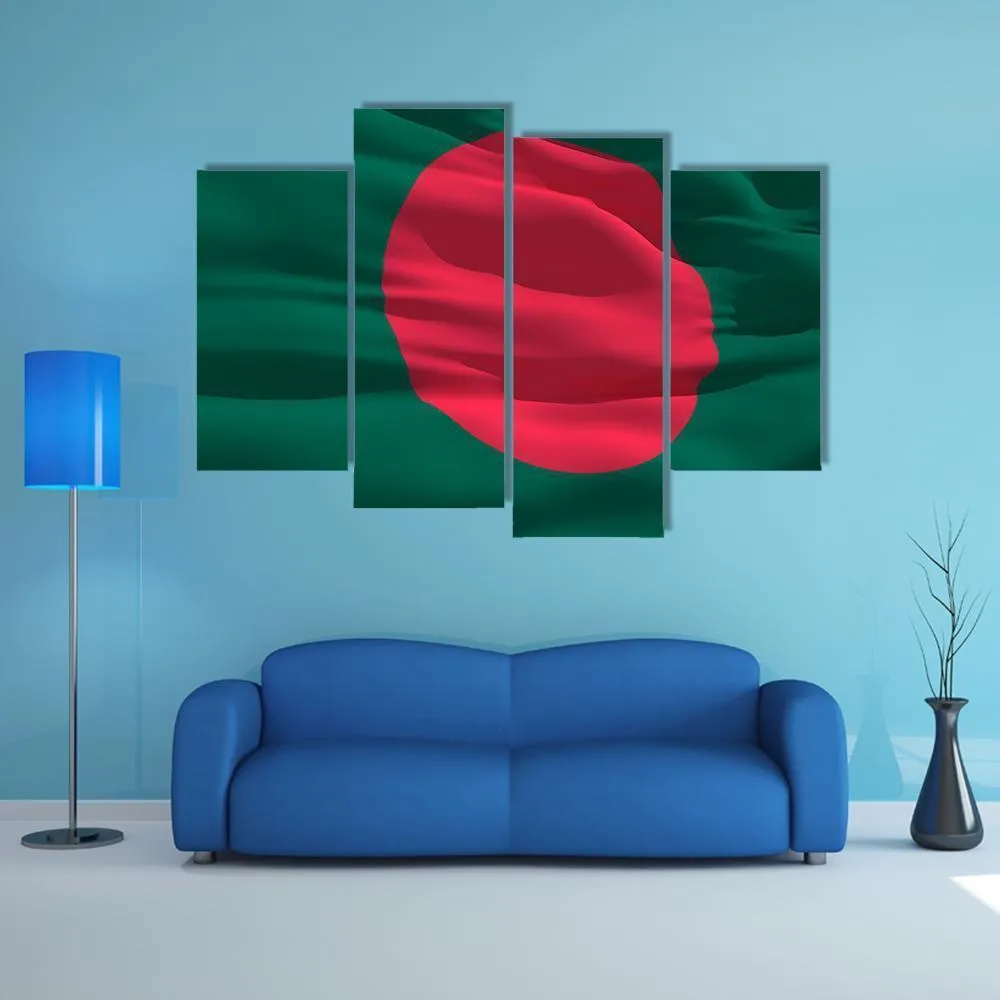 Flag Of Bangladesh Canvas Wall Art