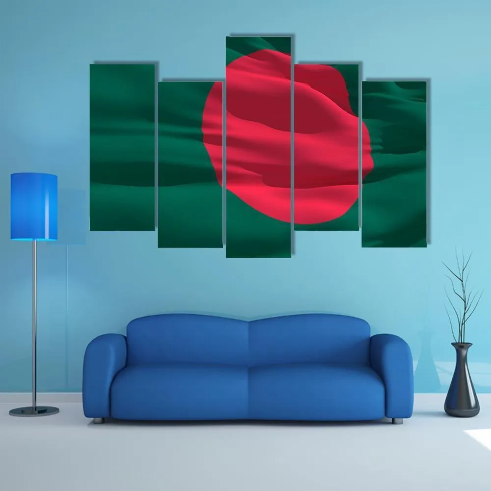 Flag Of Bangladesh Canvas Wall Art