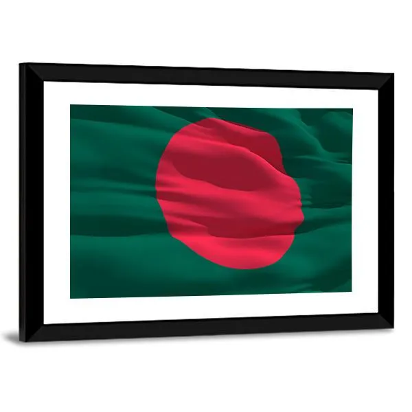 Flag Of Bangladesh Canvas Wall Art