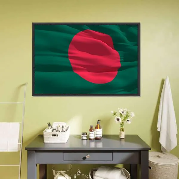 Flag Of Bangladesh Canvas Wall Art