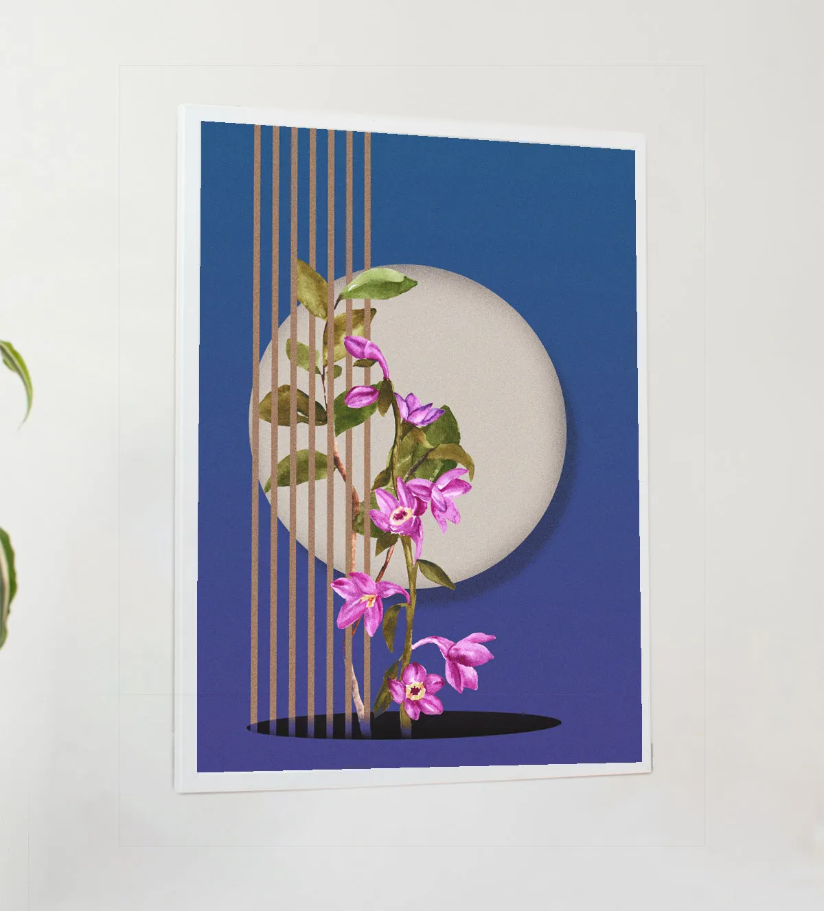 Floral Harmony: Trio of Botanical Art