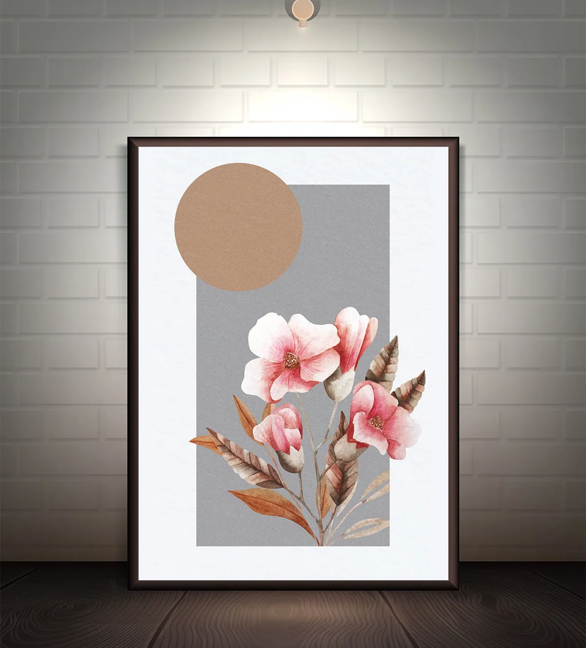 Floral Harmony: Trio of Botanical Art