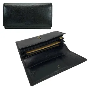 Golunski Flapover Toscana Purse - Style 7-8011 Black