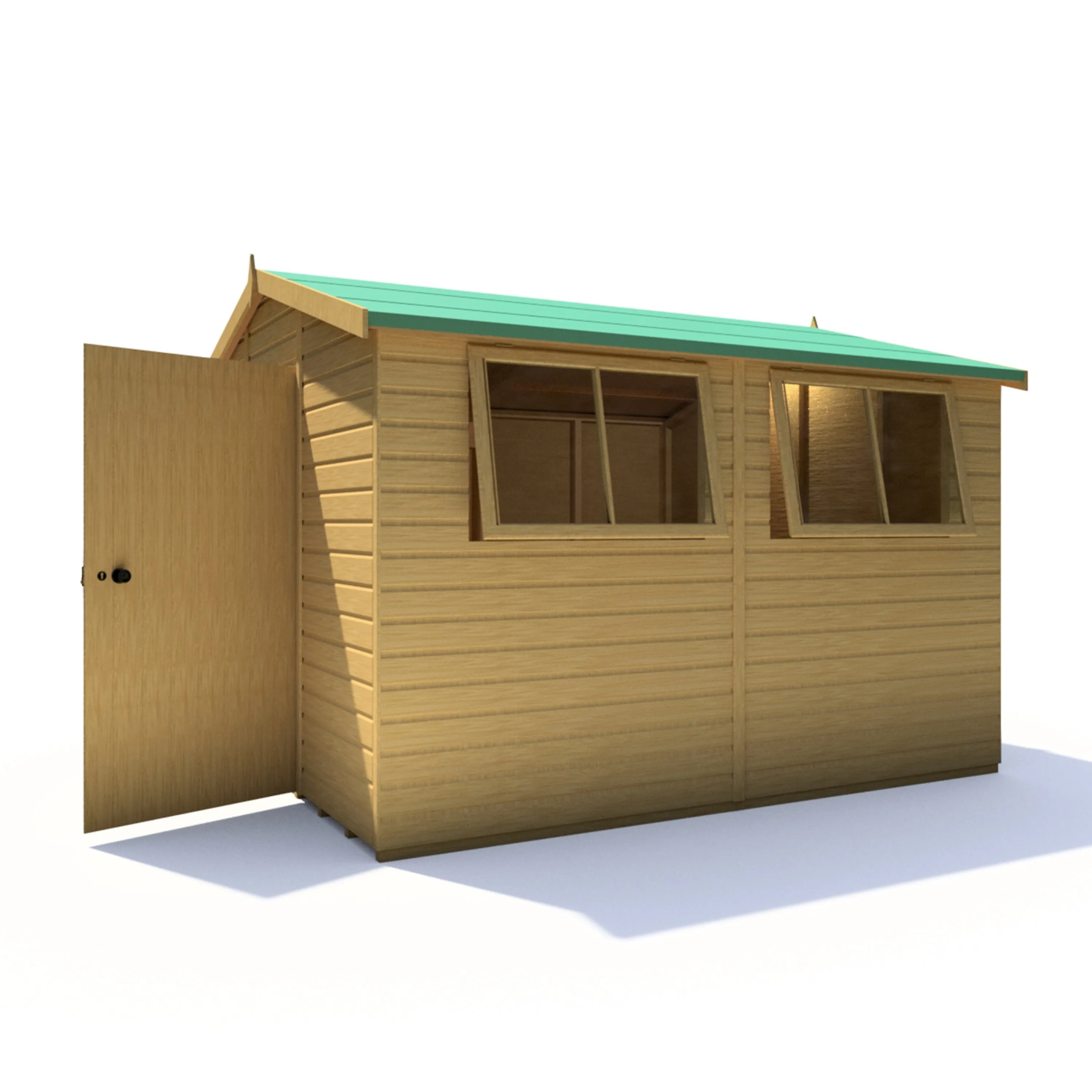 Goodwood Atlas (10' x 10') Professional Tongue and Groove Apex Shed