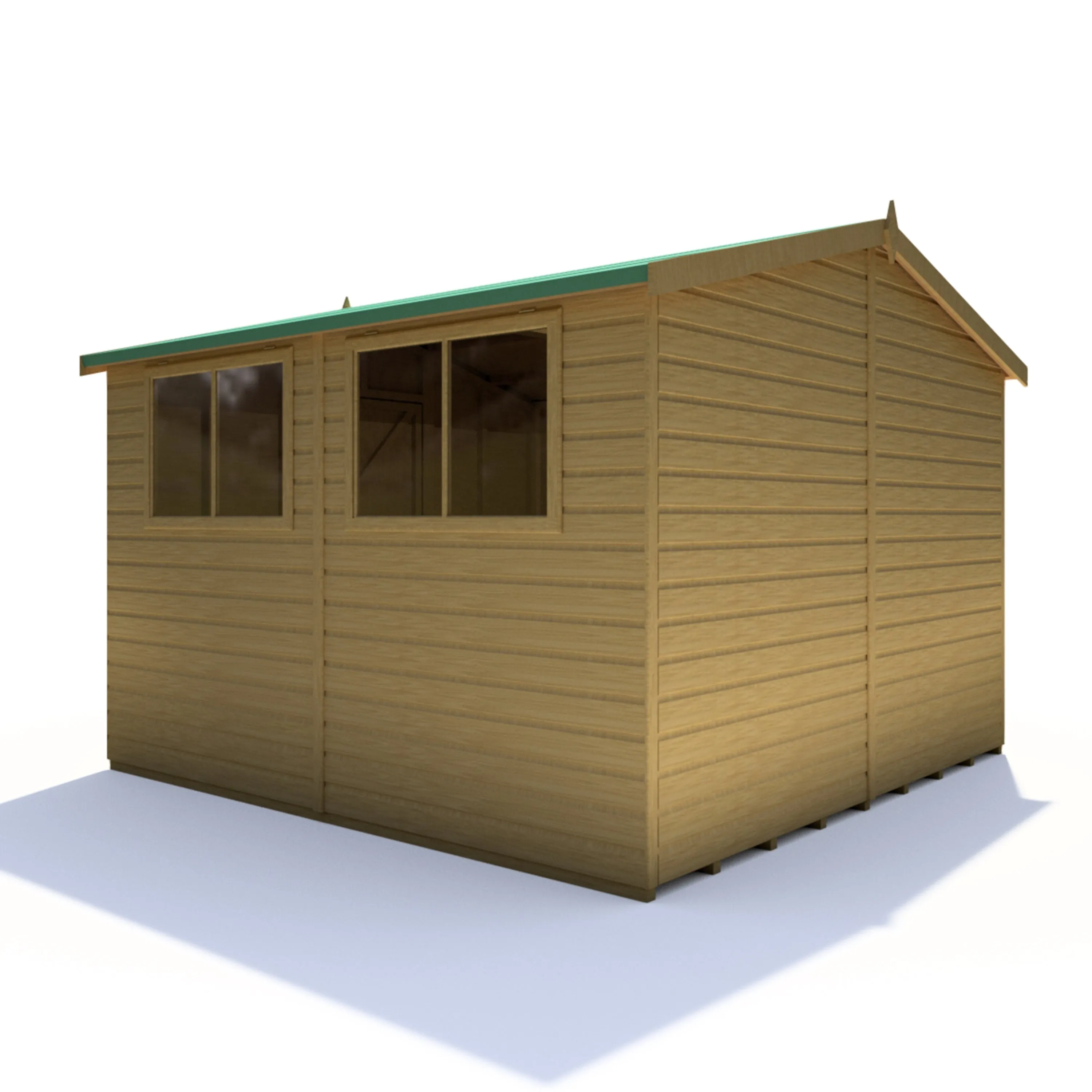 Goodwood Atlas (10' x 10') Professional Tongue and Groove Apex Shed