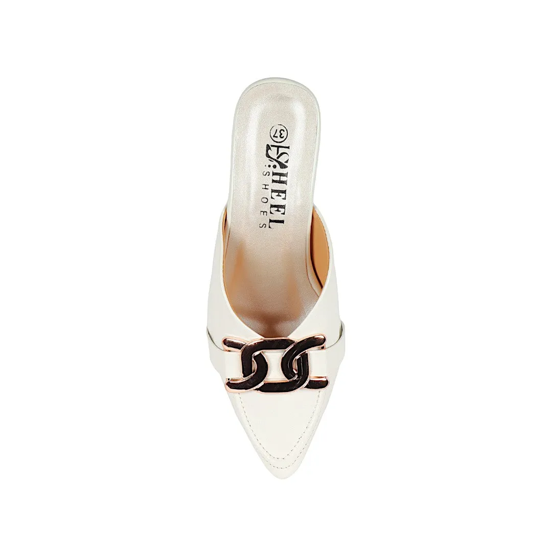 HALF SHOE PENCIL HEEL