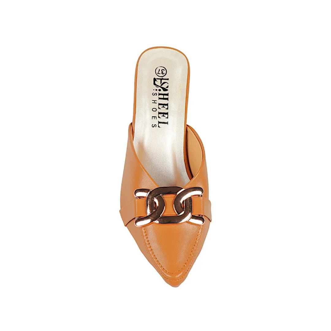 HALF SHOE PENCIL HEEL