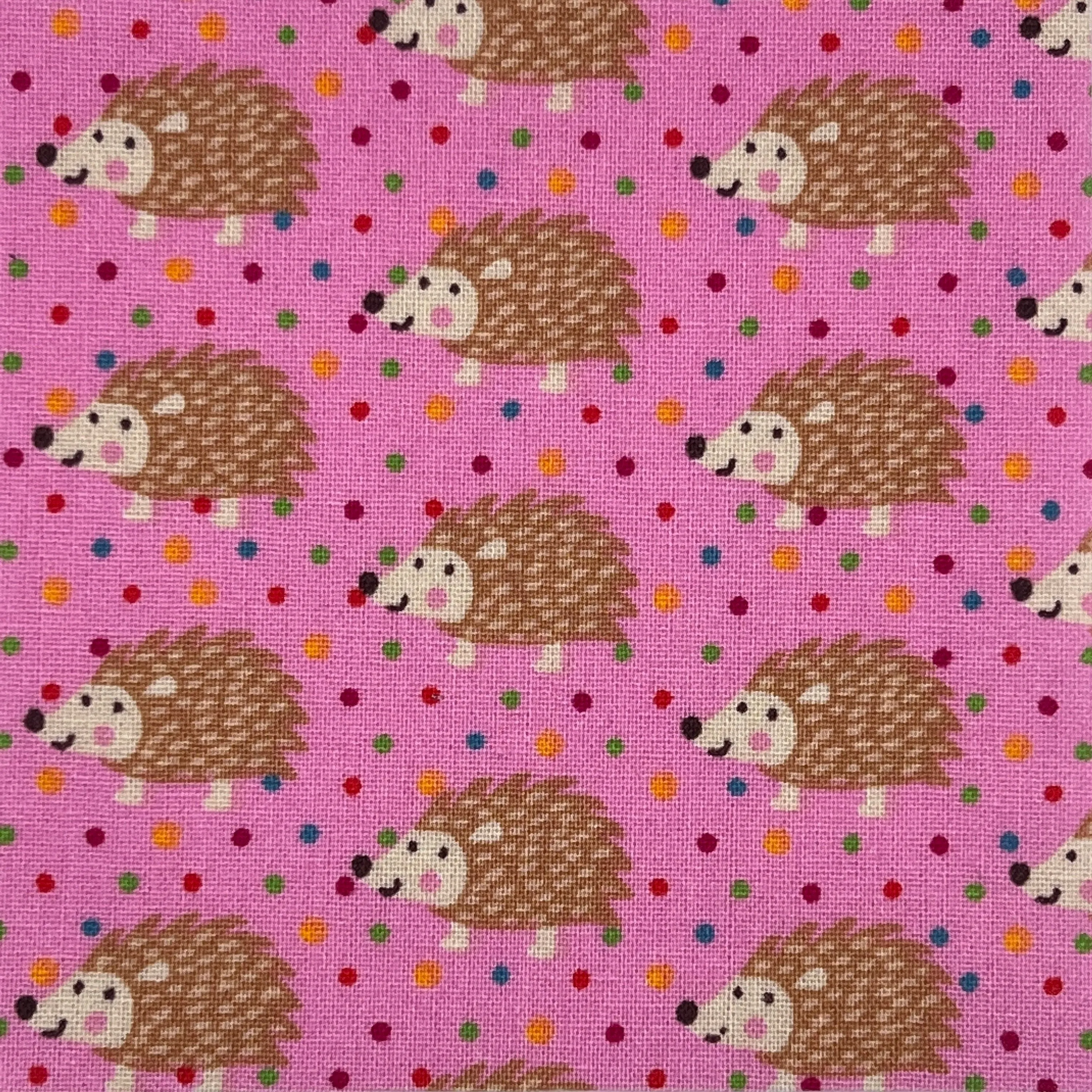 Hedgehog Pink 6" Key Fob