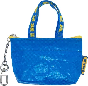 IKEA Key & Coin Purse KNOLIG Bag Small Blue with One Zipper Bag (1 set)