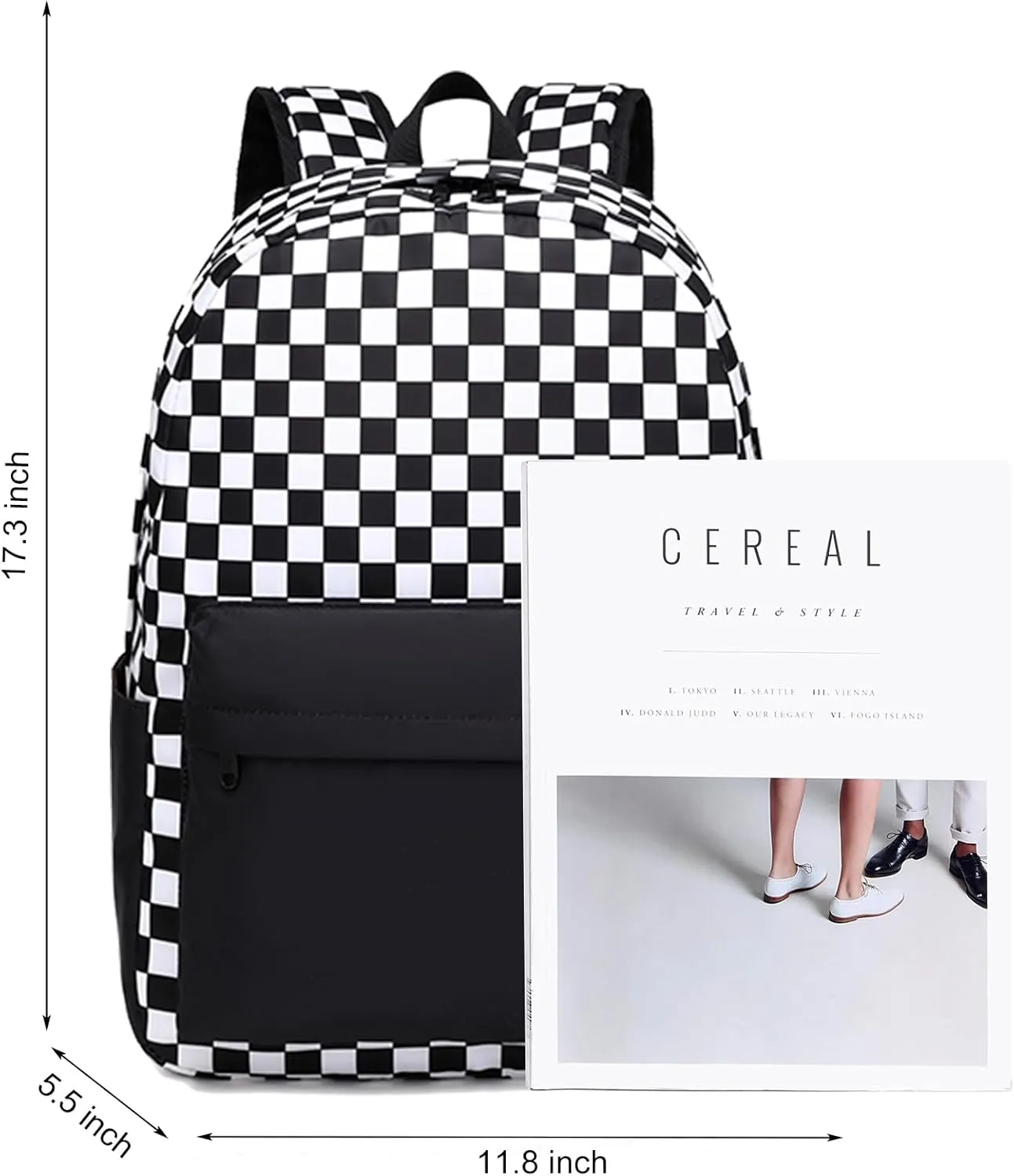 Joyfulife Girls Backpacks Kids Bookbags Teen Backpacks for School Student Backpack with Lunch Box Pencil Bags 3 in 1