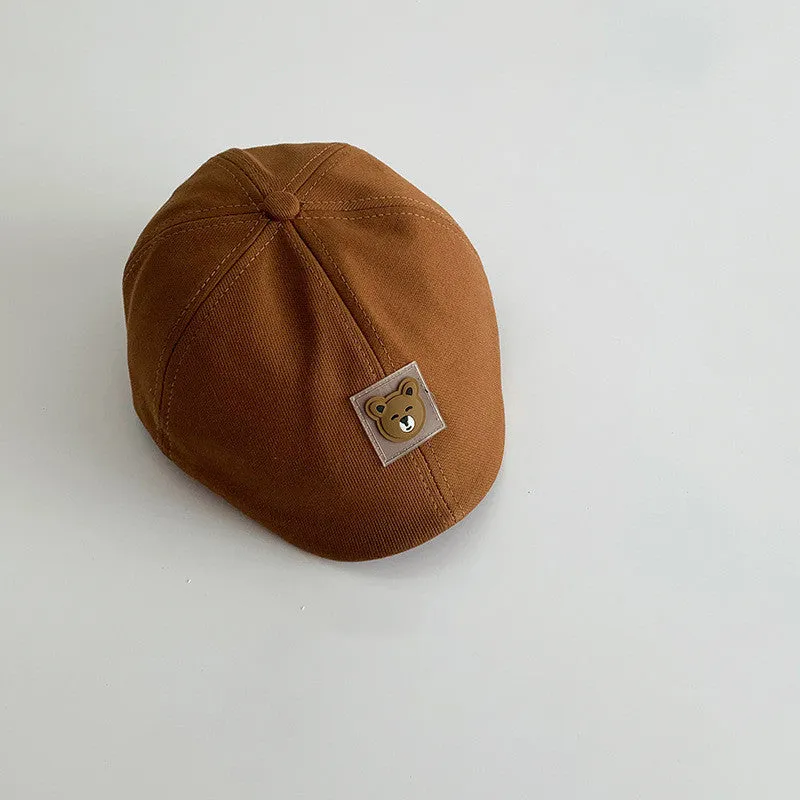 Kids Hat Cute Boy Cap Embroidery Baby Children Cotton Sun Hat Toddler