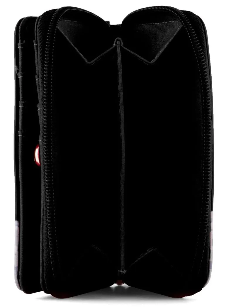 Kukubird Medium Purse 2 owl's love - Black