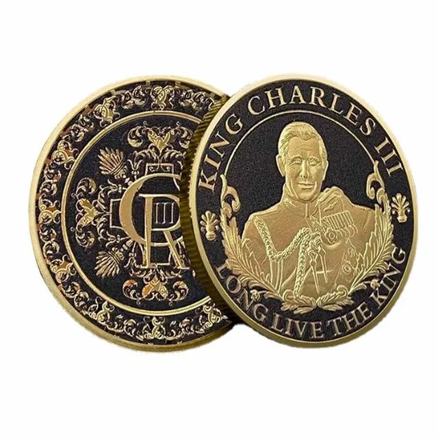 Legacy of King of United Kingdom Charles III Coronation Collectible Metal Commemorative Coin