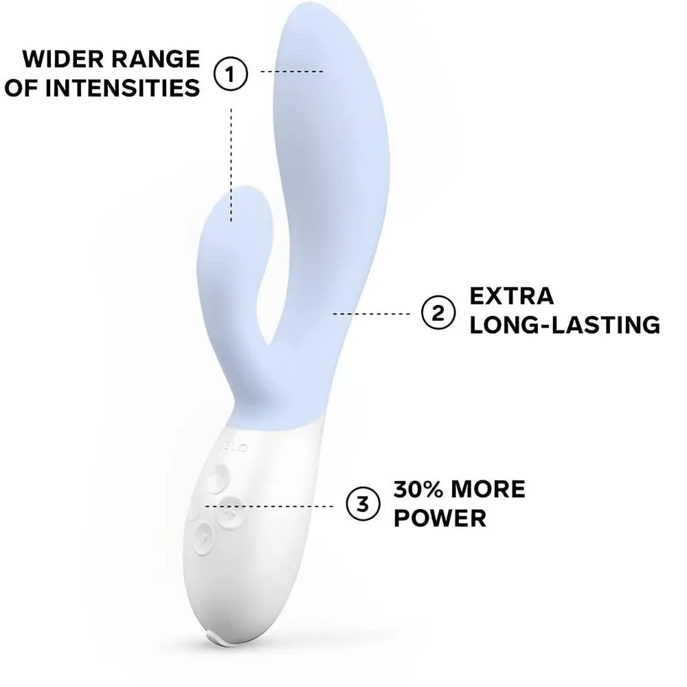 Lelo Ina 3 Dual Action Luxury Massager Seafoam
