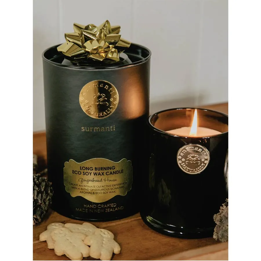 Long Burning Eco Soy Wax Candle – Gingerbread House (Limited Edition)