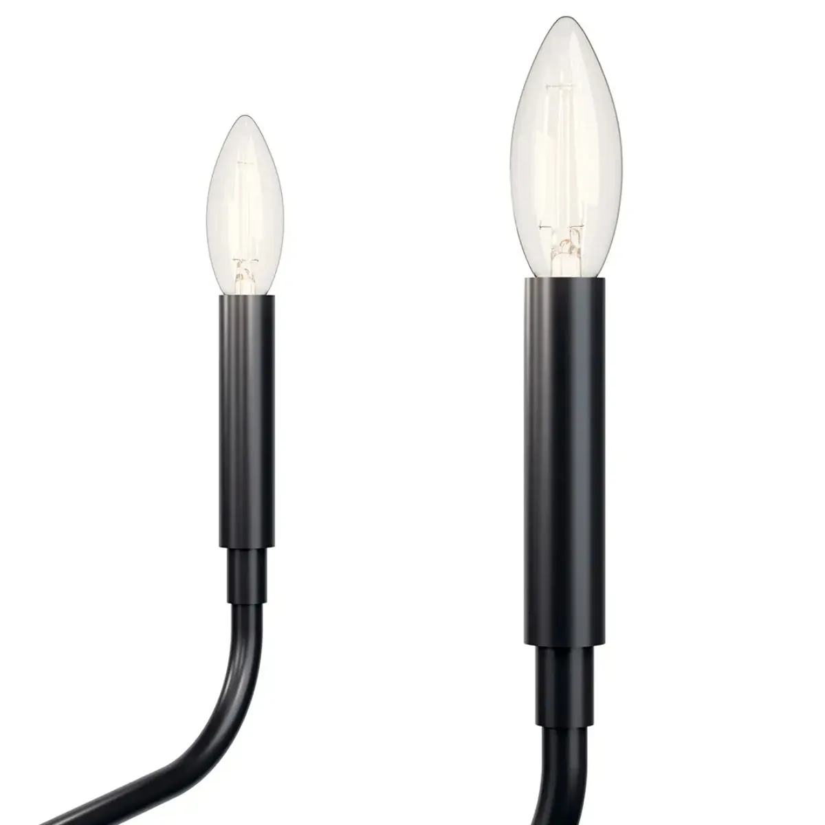 Madden 45" 6-Light Linear Chandelier, Black Finish
