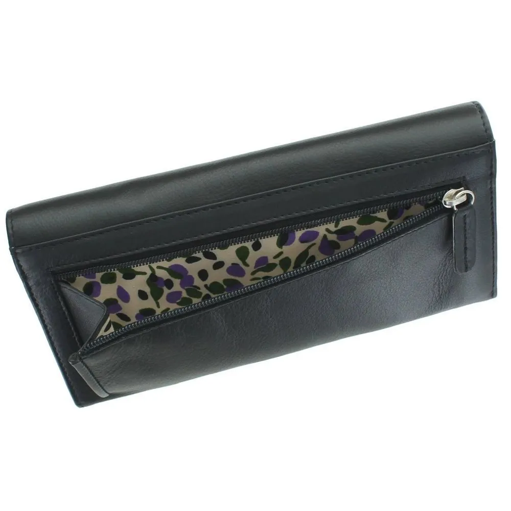 Mala Leather Amara Unicorn Matinee Purse - Black
