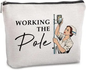 Nurse Appreciation Gifts Nurse Gifts for Women Travel Makeup Bag Working the Pole Funny Nurses Week Gifts Nursing Graduation Birthday Gifts for Nurse