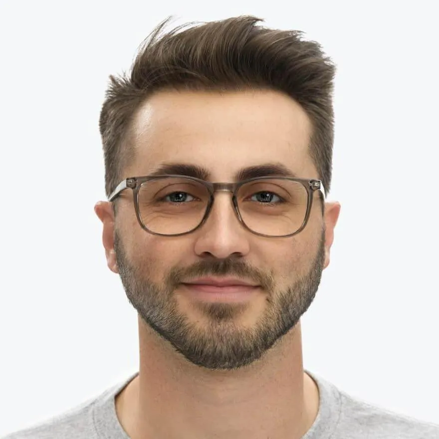 ScreenTime Taylor Computer Glasses - Pearl Grey - Readers