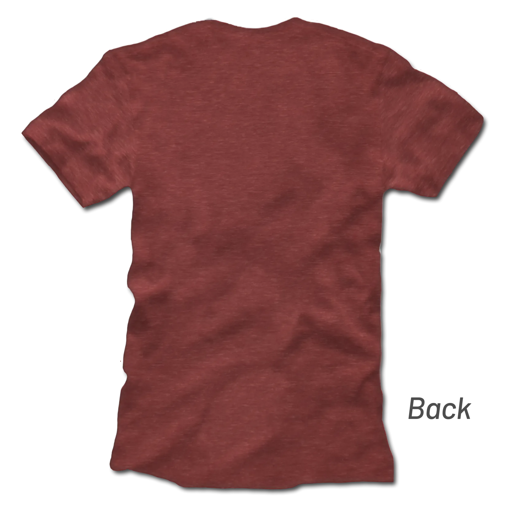 Simple Logo Tee - Heather Red