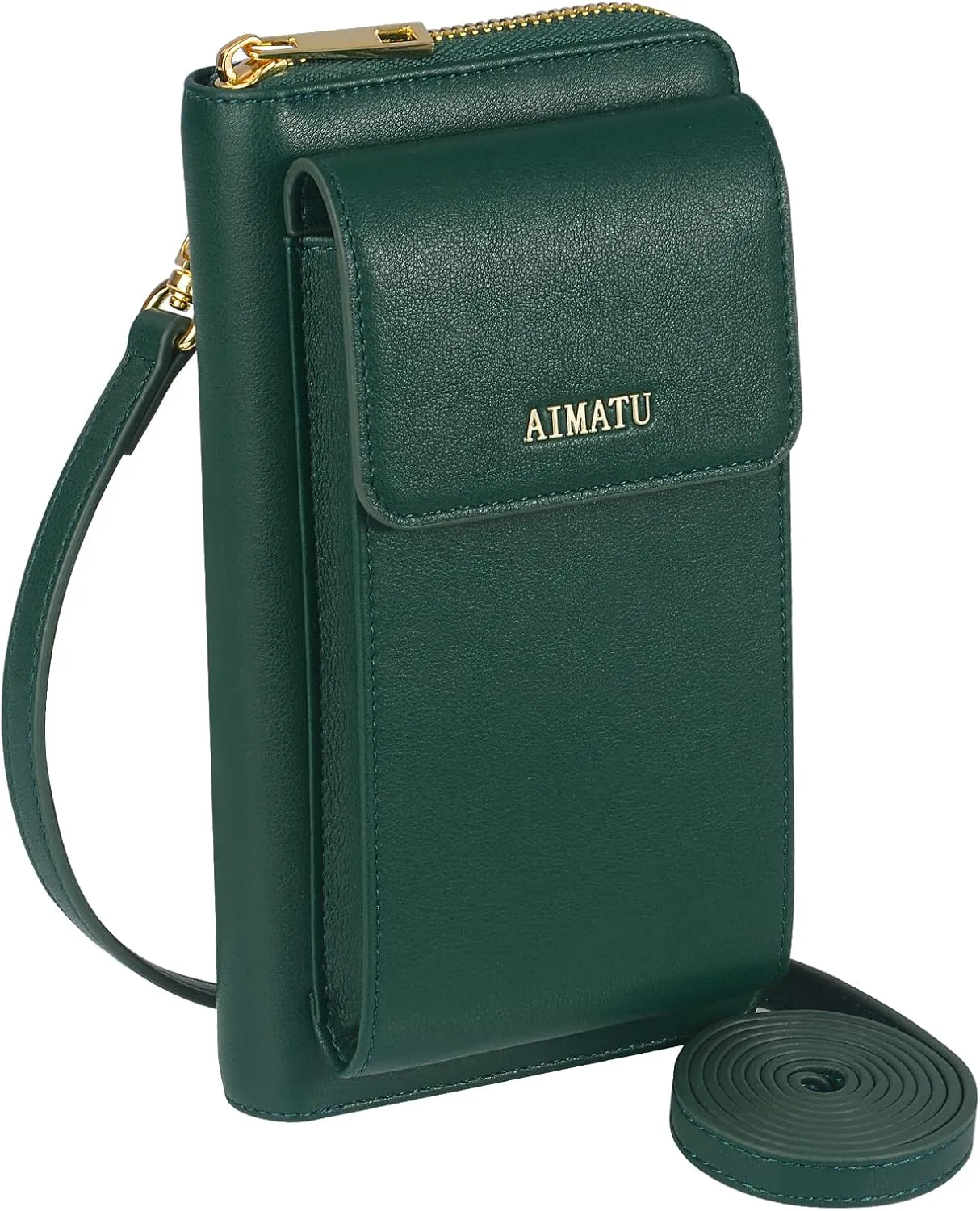Small Cell Phone Purse Leather with Rfid Wallet Crossbody Bags for Women with Card Slots Adjustable Strap