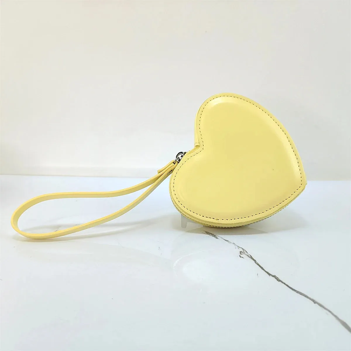 Uniwim PU Leather Heart Bag Coin Purses for Women Cute Children's Handbag Wallet Designer Original Kawaii Wallets for Girls Wholesale