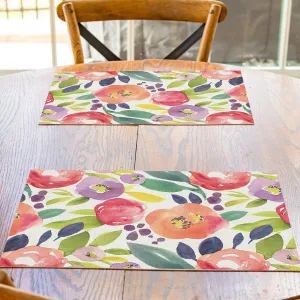 Vera Placemat | Red - Premium Vinyl Mat
