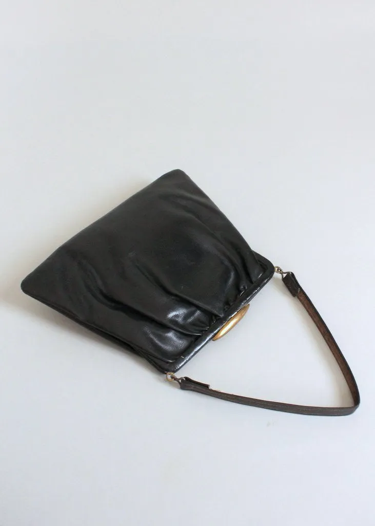 Vintage Early 1920s Dyed Tooled Leather Purse