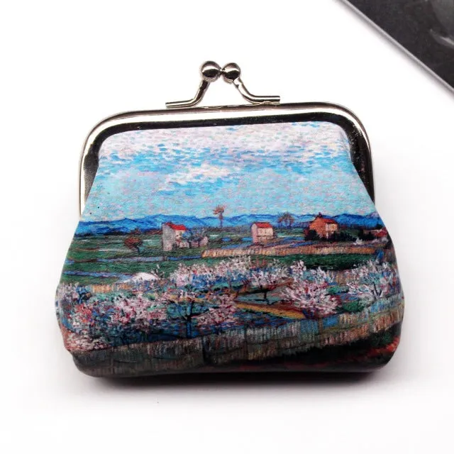 Vintage Women Printing Coin Purse
