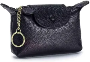 Women's Coin Purse with KeyChain, Mini Bag with Zipper - Wristlet Wallets for Men & Women