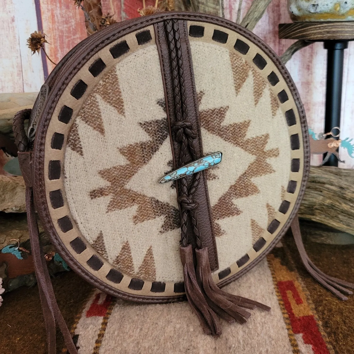 Women's Southwest Blanket Canteen Bag by Justin 24184070