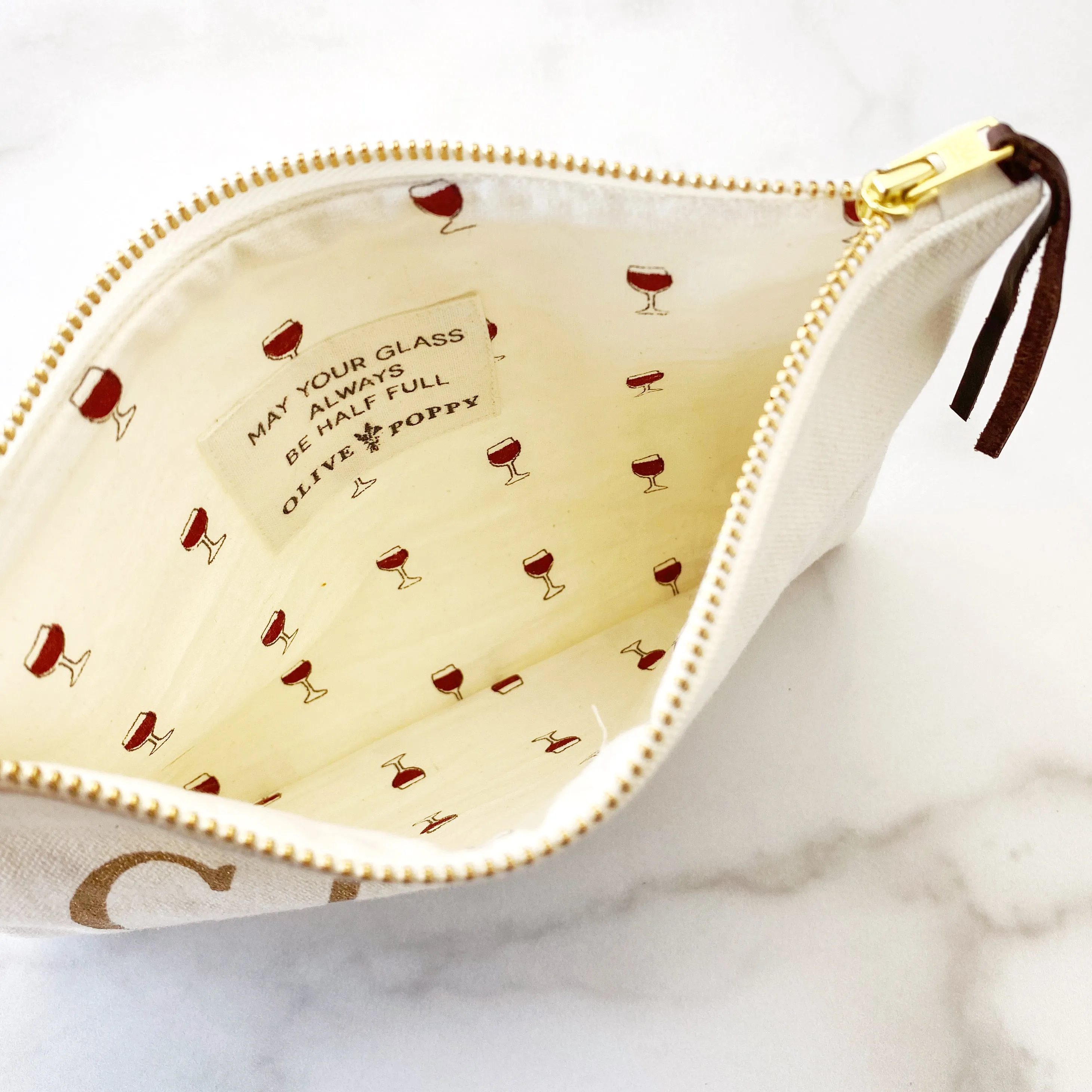 Zipper Pouch - Cheers to Friendship